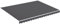 Tissu de remplacement pour auvent Anthracite 4,5x3,5 m