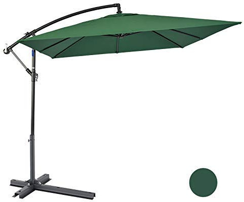 Parapluie de Jardin Parasol Parasol d'extérieur, Parasol de Protection Solaire Réglable, Parasols de Terrasse de Jardin, Parasol de Patio Pliable, Parasol de Plage, Parasol de Marché, 2,4 M