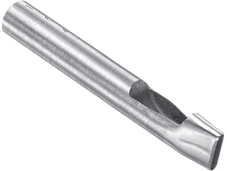 CoCud Perforadora Hueca, Agujero de 4mm x 16mm, Herramienta de Junta Ovalada de Acero 45# - (Aplicaciones: para Manualidades de Cuero, Carteras de Cuero DIY)