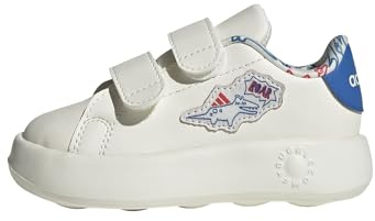 Adidas Unisex - Bimbi 0-24 Advantage Dino Shoes Infants, off White/Bright Royal/Semi Lucid Red, 21 EU
