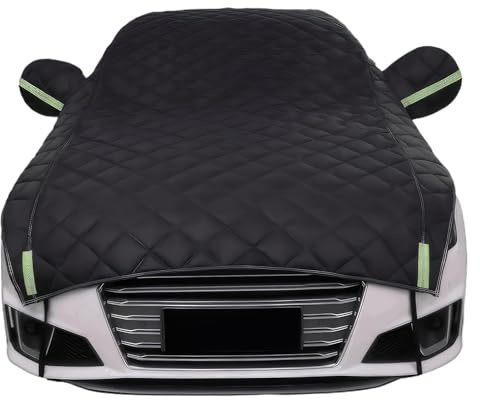 Halbgarage für Auto Winter für VW EOS Cabrio (2007–2014), Autoabdeckung Winter,Auto Halbgarage,Abdeckplane Auto,Atmungsaktiv,Schutz vor Schnee,Frost und Hagel