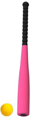 KESOTO Baseball Set mit Schläger Und Ball Aus Schaumstoff, 54 cm, für Freizeit & Training Im Park, ideal für Hobbyspieler & Athleten, Rosa