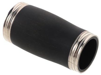 Zerodeko Tube Accessoire Solide et Facile à Retirer en Plastique Noir 62mm Anneau de Clarinette pour Instruments à Vent et Sessions de Pratique