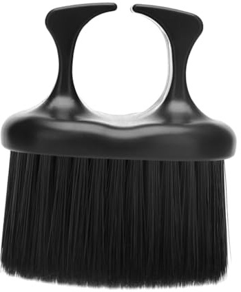 WATIIFUFU Bartbürste mit Borsten zur Reinigung Abgebrochener Haare Fingerring Handbürste aus Nylon und Pp Ergonomisches Design Einfach zu Greifen für Friseursalons und Männer