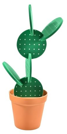 FACAIIO 6 Pcs EVA Coasters Set with Heat Insulation and Storage Flower Pot for Home, Coffee House and Restaurant Table Desktop Decoration