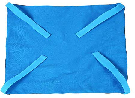 Smandy Katze Hängematte bequemes weiches doppelseitiges Haustier Hängematte Bett unter Stuhl Tisch Hängematten Haustiere Bett für Kätzchen Frettchen Hamster Kaninchen kleine Hunde (Blau Grau L)