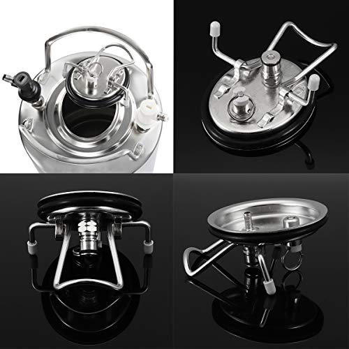 TuToy Edelstahl Keg Deckel Ersatz Kit Bier Keg Home Brew Tools Kit Bar Zubehör Mit Schlauch