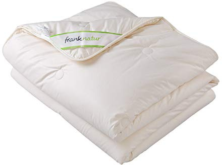 franknatur Lyocell Bettdecke 155x220 Tencel Winterdecke mit Bio Baumwolle | warme Winterbettdecke, Bezug Bio-Baumwolle, atmungsaktiv, temperaturausgleichend, waschbar, Oeko-TEX