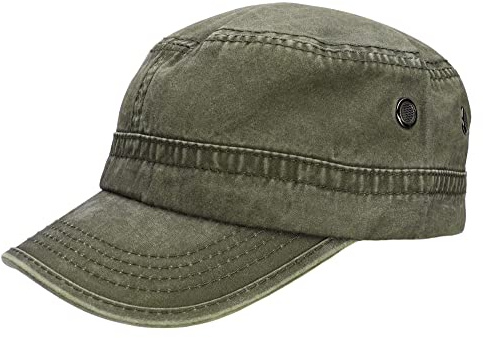 Leoodo Herren Damen Military Army Stil Cap aus Baumwolle verstellbare Sonnen Kappe für Wandern und Sport