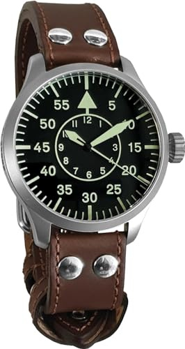 Messerschmitt Herren-Fliegeruhr Automatik Braun/Schwarz Limited Edition ME-3H211