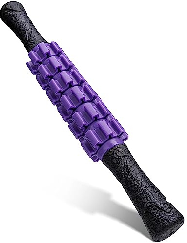 Muscle Roller Stick Massager for Leg & Body, Lymphatic Body Roller Liposuction Massager Stick Relief Sore Muscle Tightness for Athletes, Yoga, Physical Therapy Liposuction