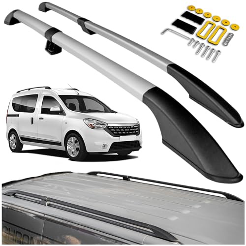 CHROMEMASTER | Compatibili con Dacia Dokker 2012-2021 | Barre Trasversali da Tetto, Mancorrenti sul Tetto | Sono Utilizzate per il Montaggio di Portapacchi, Box da Tetto o Portabiciclette