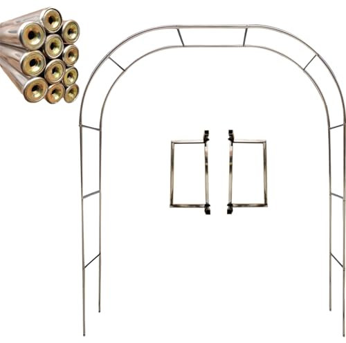 Reconfigurable Et Facile À Assembler Arche À Rosiers Ou D'arche De Mariage en Métal pour L'extérieur Et L'intérieur, pour Roses, Plantes Grimpantes, Support pour Décoration De Jardin D'arcade (Color