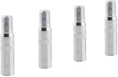 Majatou Valve Stem Extension, 4x Metal Automotive Wheel Valve Stem Extensions Extender Car Truck Van Caravan Water Repellents Car Tire Tyre Wheel Valve Stem Extension Extenders Adapter