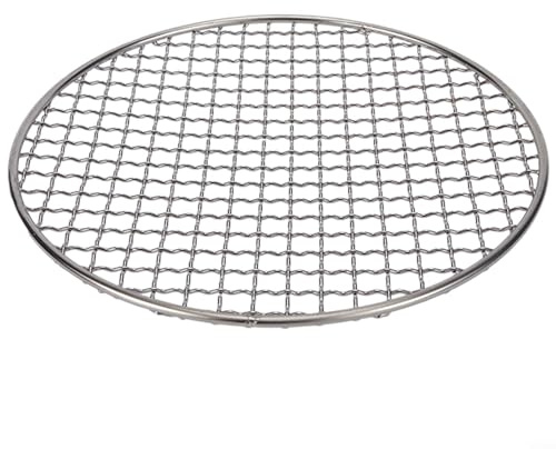 Rundes Grillgitter 15–38 cm, Edelstahl-Grillnetz, Mehrzweck-Grillrost, Tablett, Edelstahl, Kreuz, rund, Dampfkühlgitter (240 mm), 487X9QO4WFP1Y8L24LZTVOK8Q4