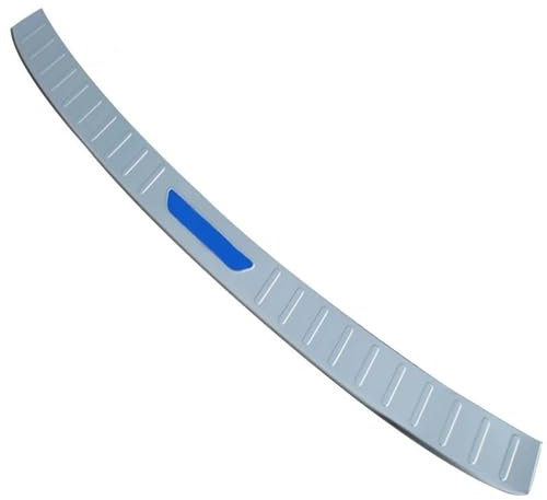 Heckklappen Schutzleiste Für VW Für Tiguan L 2017 2018 2019 2020 2021 Edelstahl Heckstoßstangenschutz Schweller Trunk Tread Plate Trim Ladekantenschutz (Color : Blue Outside)