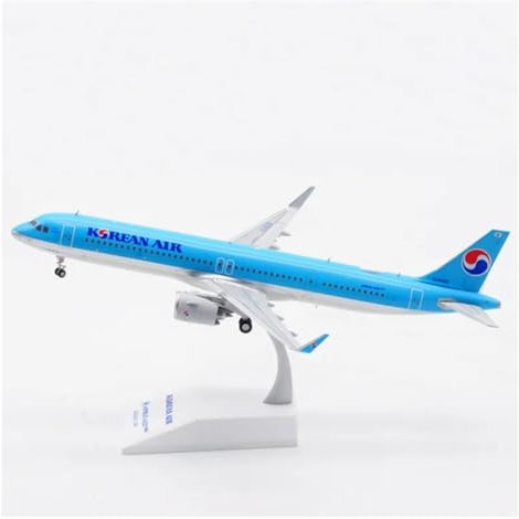 ZOUSANG Decorate Airplane 1:200 for Korean AIR A321 A321NEO HL8505 Airlines Airplane Model with Landing Gears Scale Airplane for Collection or Gift