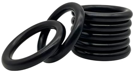NHEISSCF Gummi-O-Ring, 100 Stück O-Ringe aus Nitrilkautschuk, 16 mm x 20 mm x 2 mm, 20 mm Außendurchmesser, 16 mm Innendurchmesser, 2 mm Breite, schwarz(16mm x 20mm x 2mm)