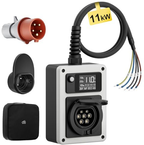 dé Mobile wallbox 11kw Hard Wire
