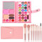 MUNSKT Kit de Maquillage pour Filles, 33 Couleurs, Jouet de Maquillage Lavable, cosmétiques pour Enfants, Cadeaux pour 4-12 ans