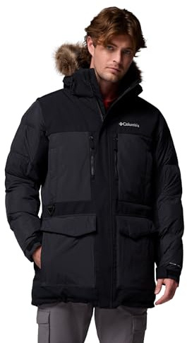 Columbia Marquam Peak Fusion II Parka, Omni-Heat Infinity, Repelencia Omni-Shield, Aislamiento Reciclado, Resistente al Agua, Capucha Ajustable, Bolsillos Seguros con Cremalleras - Hombre