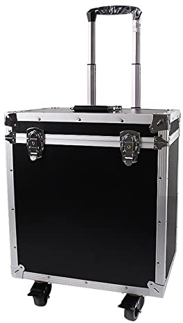 CASEGO Boîte à Outils Boîte à Outils roulante de Rangement d'outils avec Roues, Organisateur de boîte Profonde, avec poignée télescopique et Serrure, boîte
