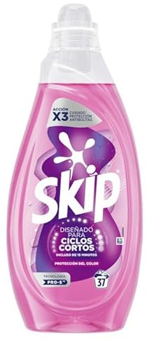 Skip Detergente Ciclos Cortos Protecion Color 37 LAV