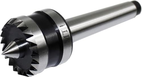 Daaxing Multi-tooth Woodworking Lathe Drive Center Spindle MT1or MT2,Metal Turning Spur Lathe For Wood And Metalworking (MT1)