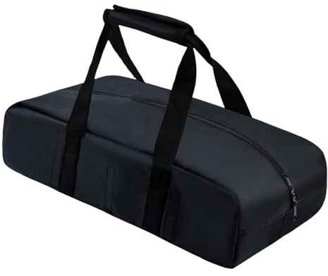Fenteer Bocce Ball Storage Bag Bocce Ball Case Water Resistant with Handles Carry Bag Holds up to 8 Balls for Playground Beach Travel
