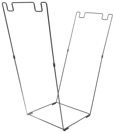 DEWIN Outdoor Trash Bag Holder Stand Leaf Bag Stand Carbon Steel Portable 30-45 Gallons Garden Garbage Bag Holder Frame