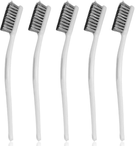 5 cepillos de alambre de latón, cepillos de dientes de alambre de latón, cepillos de alambre pequeños para limpieza, mini cepillo de alambre, cepillos de alambre de metal de acero inoxidable para