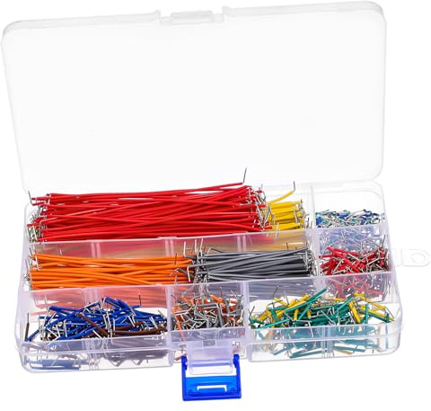 Mobestech 840pcs Breadboard Jumper Wire Kit Box Assorted Flexible Wire Jumpers for Breadboard Kit Electronics Prototyping and DIY Electronic Projects