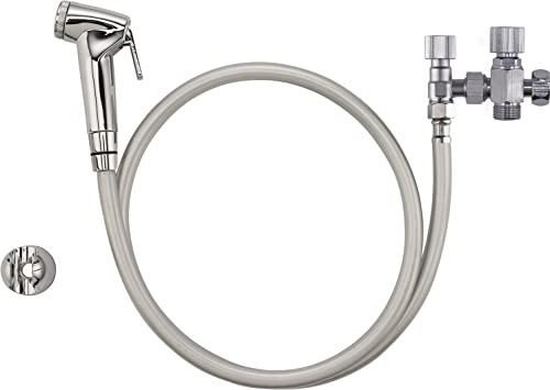 Kit Douchette WC - Pommeau à main Hygiénique, Flexible 1,2 m, robinet 3 voies + robinet d'arrêt douchette - Idéal pour Hygiène Intime et Nettoyage NOYON & THIEBAULT