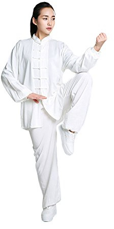 G-LIKE Tai Chi Uniform Clothing - Qi Gong Martial Arts Wing Chun Shaolin Kung Fu Taekwondo Training Cloths Apparel Clothing for Seniors Beginners Men Women Arthritis - Cotton