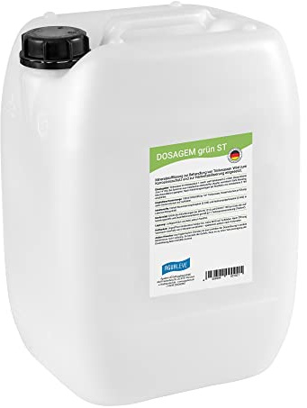 Agualeve DOSAGEM grün ST Mineralstofflösung 20 Liter – Korrosionsschutz & Härtestabilisierung – für Wasser im Härtebereich weich bis mittel (bis 14° dH) – Dosierung mit Dosieranlage – Made in Germany