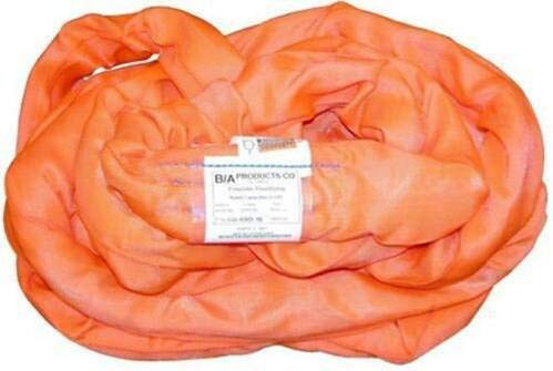 BA Products 38-RSO-20/38-ENR10-20, 20' Orange Round Sling/Endless Loop Lifting Strap for Wrecker, Tow Truck, Crane and More!