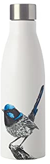 Maxwell & Williams Marini Ferlazzo Thermosflasche Trinkflasche aus Edelstahl als Isolierflasche, Mehrfarbig, 500 ml, Wasserflasche, Sportflasche, Fahrradflasche, Weiß