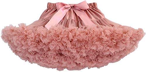 Verve Jelly Gonna tutù da bambina per bambina Gonna da principessa in tulle rosa soffice per la festa di Halloween di Natale