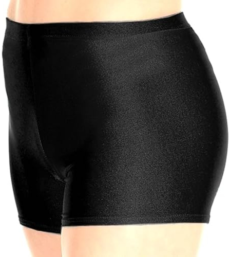 Age 9-10 years old Hot pants Girls Boys Dance Shorts mma cycle School Cycling Ballet Gymnastic Gym Sports PE Games unisex (Hot Pants Black, Age 9-10)