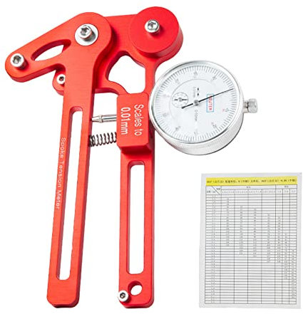 SPORTARC Misuratore di tensione dei raggi Misuratore di tensione dei raggi Strumento di produzione della tensione del filo (orologio meccanico rosso)