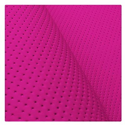 Tela de piel sintética por metros, para coser, color rosa, acolchado impermeable (1 unidad, ancho: 140 cm x longitud: 100 cm)