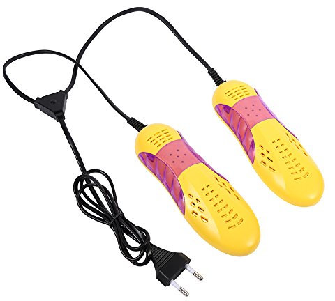 Yosoo Health Gear Elektrischer Schuhtrockner, Leichter Schuhtrockner, Heizwärmer, Tragbarer Schuhheizer, Wärmer, Stiefeltrockner, Deodorant, Entfeuchtungsgerät, Kunststoffschale