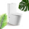 Inodoro Completo - WC Inodoro Completo con Sistema Rimless Antibacterias - Vater Baño con Tapa UF Termodurente Amortiguada - Inodoro Salida Dual Eficiente con Ahorro de Agua (Venecia)