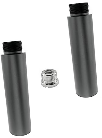 SHOWERORO Mikrofonständer-verlängerungsrohr Mikrofon-verlängerung Metalladapter Einfach Installieren Länge Verlängern Robust Praktisch