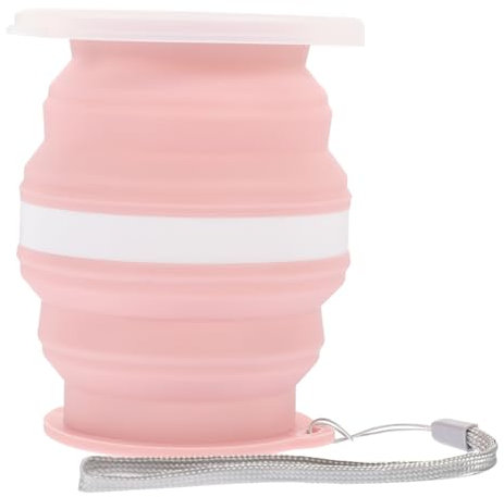 Ciieeo Bouteille Deau De Voyage Pliable en Silicone De 350 ML pour Activités De Plein Air Camping Randonnée