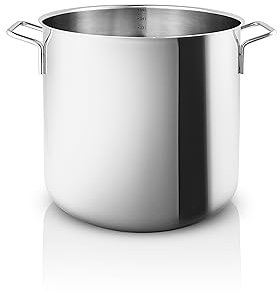 Eva Trio | Stainless Steel Pot 15 L 28 cm | Stock Pot for Big Projects Ideal for Making Soup, Stewing Dishes or Homemade Broth