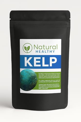 Sea Kelp Extract Tablets - Pack of 120 - Providing 200mcg Iodine - Suitable for Vegans - Small Tablets