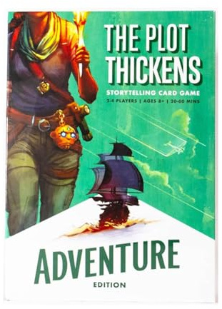 Bright Eye Games - The Plot Thickens Adventure | Kartenspiel | Alter 14+ | 3-4 Spieler | Englische Sprache
