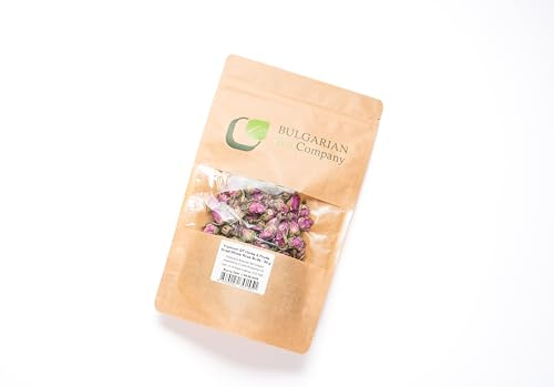 Premium Dried Rose Buds 50g– 100% Natural Edible Rosebuds for Tea, Baking, and Crafts – Non-GMO, Caffeine-Free, No Additives – Perfect for Floral Teas, Desserts, and DIY Projects