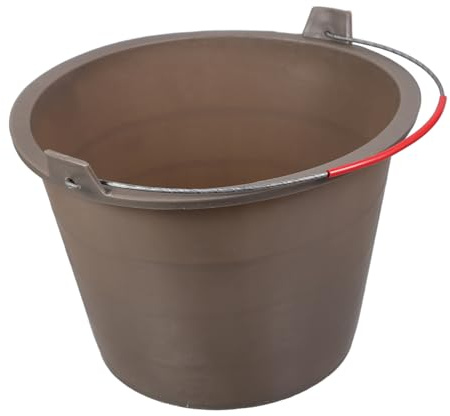 SHINEOFI Seau à Béton Vide Plastique avec Poignée Seau à Ciment Portable pour Chantier Et Facile à Transporter